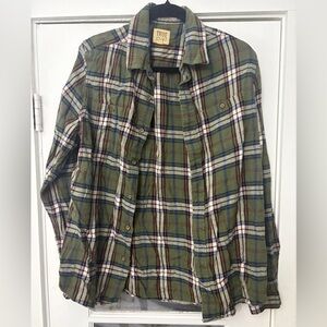 True Craft Green Plaid Shirt